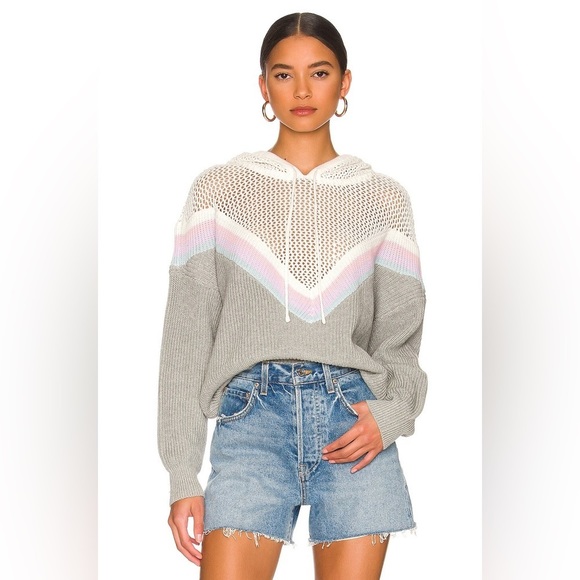 Spiritual Gangster Amar Meshed Up Hoodie in Heather Grey Size XL Extra Large - Picture 5 of 12